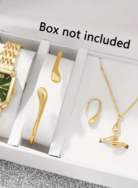 轻奢金属水滴项链礼盒装