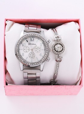 中秋节七夕送女友礼物金色满天星手链礼盒装高颜值不掉色镶钻手镯