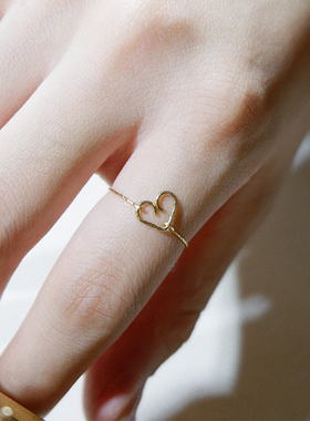 UNELGE女包金原创设计极简戒指