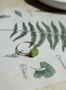 手作绿系列原创设计轻奢小众复古