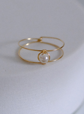 UNELGE女包金原创设计简约戒指