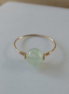 UNELGE女葡萄石新中式戒指