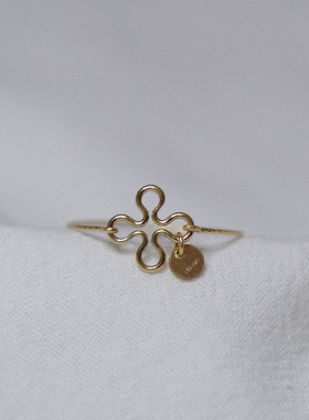 UNELGE女包金通勤不掉色戒指