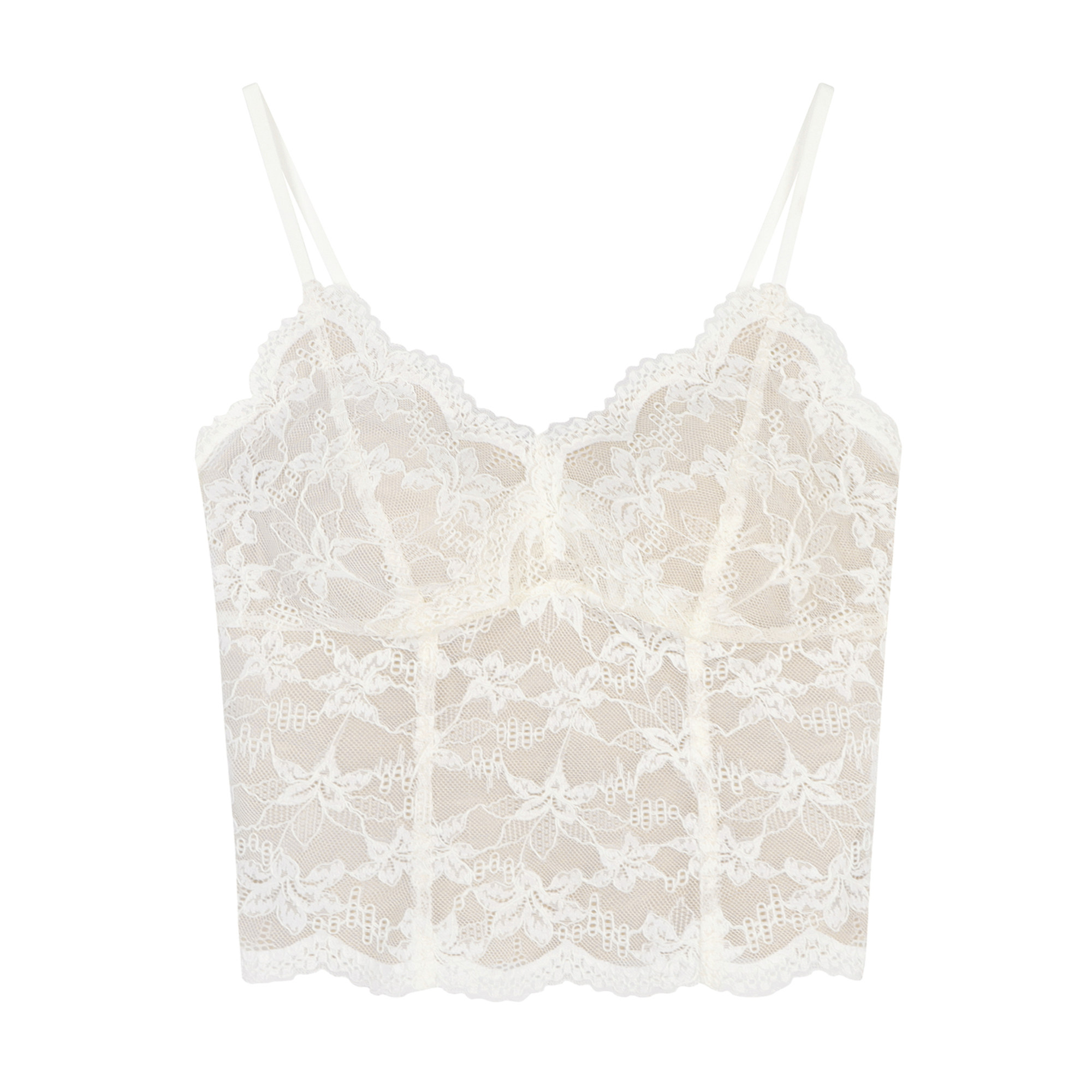 JoyceBra法式蕾丝保暖背心女带胸垫2025秋季内搭外穿修身加绒上衣,淘宝优惠券,粉丝福利购,淘宝优惠卷