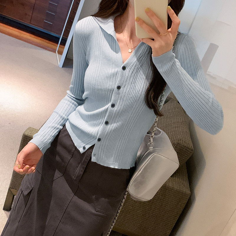 欧货纯色针织衫女秋季2025新款开衫毛衣外套修身显瘦百搭长袖上衣,淘宝优惠券,粉丝福利购,淘宝优惠卷