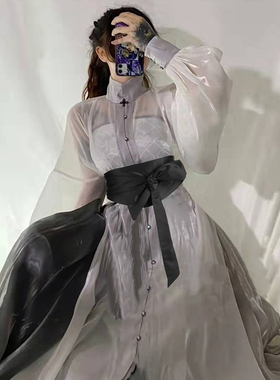绿色丝绸腰带女绑带装饰大衣配连衣裙缎面时尚百搭加长收腰腰封宽