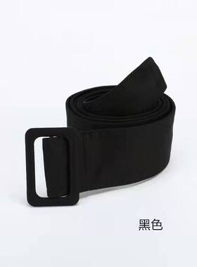 卡其色腰带简约百搭蝴蝶结