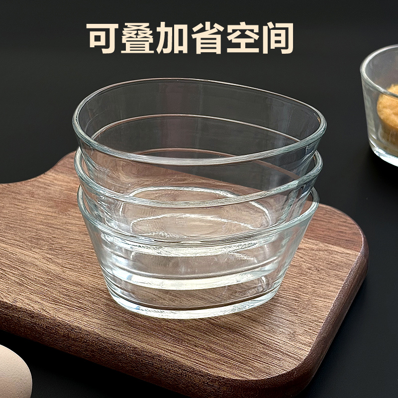钢化玻璃蒸蛋碗家用儿童蒸鸡蛋羹专用碗带盖炖蛋盅小蒸菜碗辅食碗
