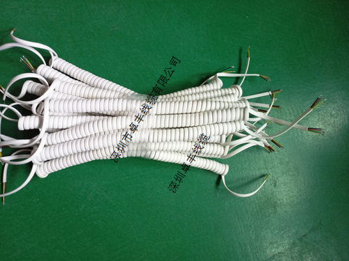 白色2芯弹簧线 PU弹弓线 0.3平方螺旋线 - 图2