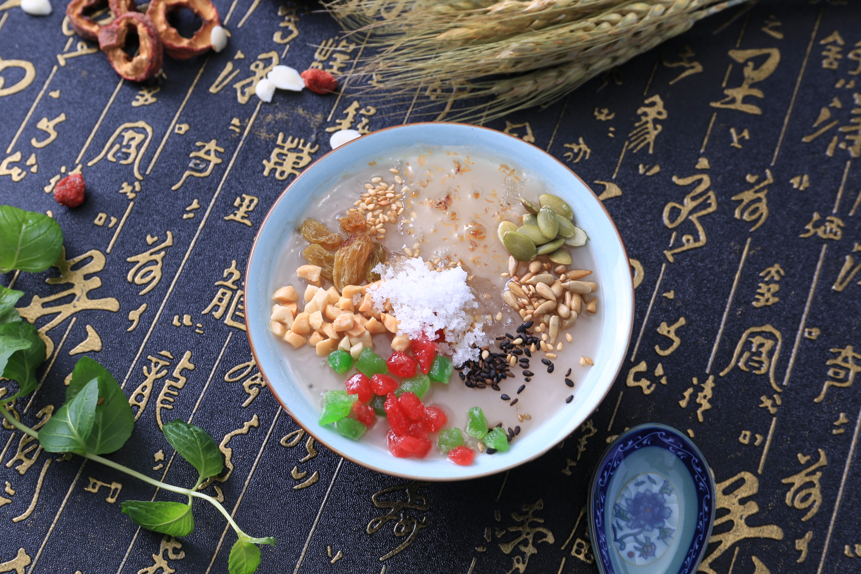 茶汤李记老北京天桥小时候味道小吃藕粉速溶冲饮即食早餐代餐-图1