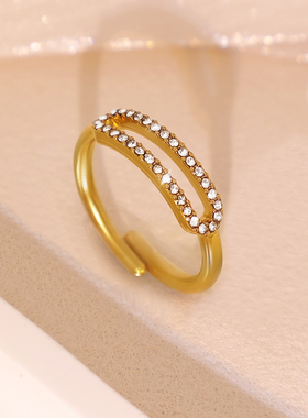 NVOXS原创设计锆石半结戒指