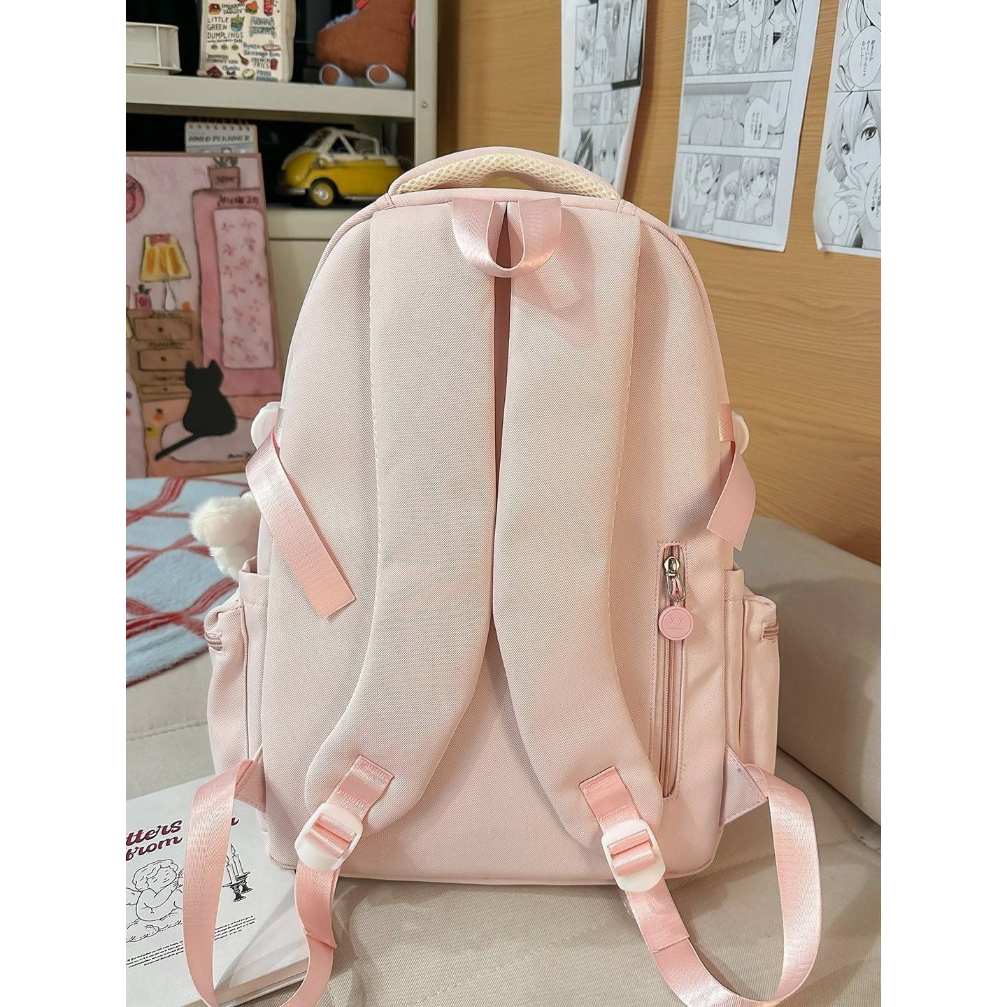 官方品牌韩系ins粉色甜美学院风中小学生三到六年级宽肩带多隔层,淘宝优惠券,粉丝福利购,淘宝优惠卷