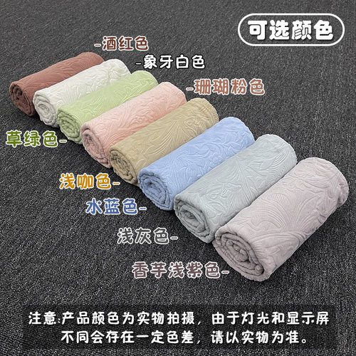 70x42x10CM深睡枕套pro记忆棉枕头套亚云8朵雕花绒布秋冬季抗静电 - 图3