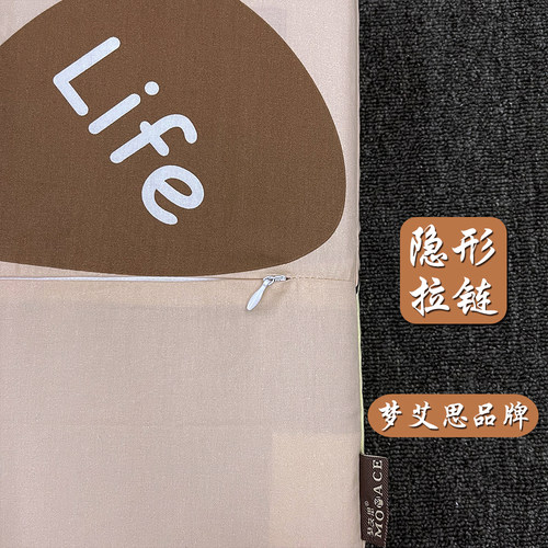 100%纯棉乳胶枕套58x35CM成人枕头套记忆枕护颈单人四季全棉枕套 - 图1