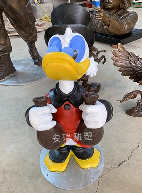 卡通雕塑摆放米奇定做户外景观