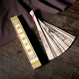 Избранная Panda Fragrant Wood Fan Fan Китайский стиль ретро портативный портативный портативный складной панд -фанат для дома