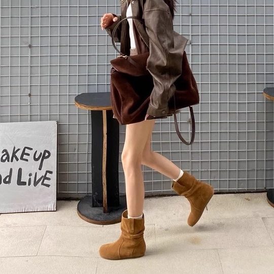 ботильоны из натуральной кожи