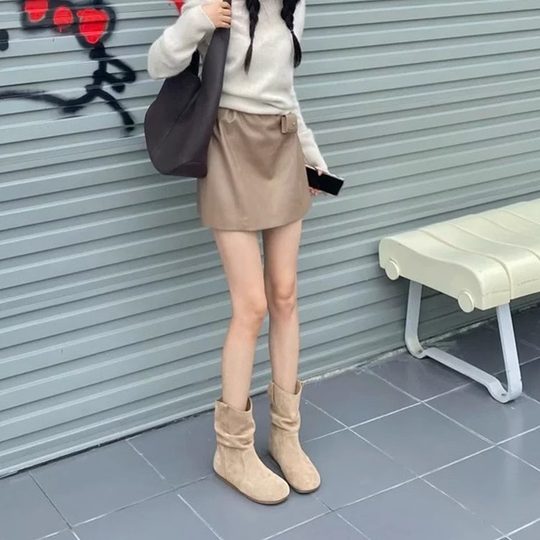 ботильоны из натуральной кожи