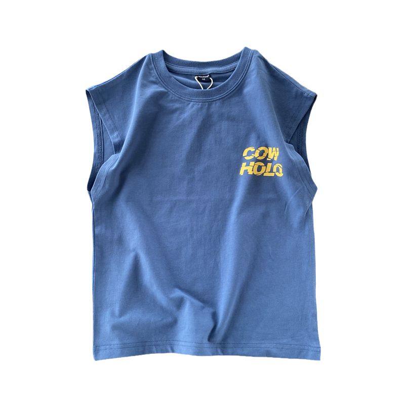 夏季要备几件的棉布背心 男童无袖印花T恤,淘宝优惠券,粉丝福利购,淘宝优惠卷