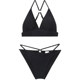 Hot spring solid color bikini deep v simple art test swimsuit