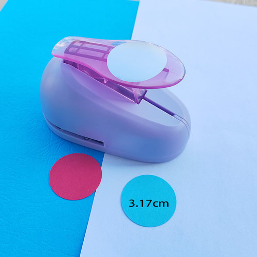 圆形手账压花打孔器3-6-8-10mm1/1.6/2.0/2.2/2.5/3/3.8/5/7.5cm - 图2
