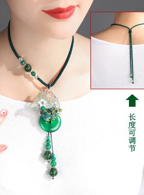 玛瑙玉石玛瑙圆珠女原创设计古风