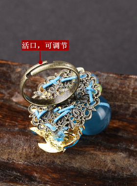 手链一体宫廷古风民族装饰品戒指