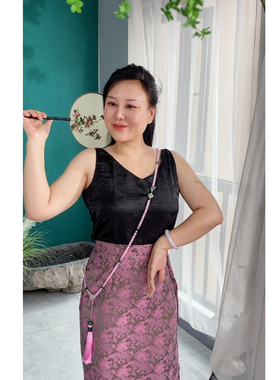 毛衣链性价比高琉璃圆珠流苏