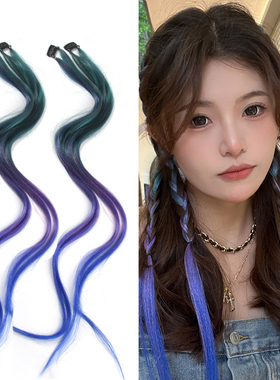 2025新款边夹发夹编发彩绳脏辫发绳女孩成人彩色脏脏辫儿童发带
