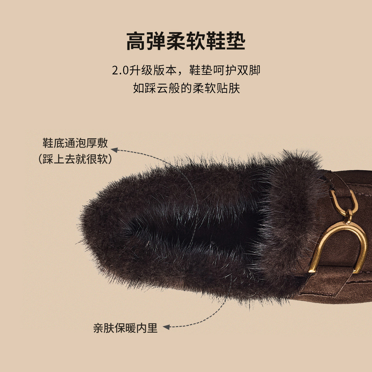 星期六2025秋冬毛毛鞋平底乐福鞋女冬季加绒保暖小皮鞋深口女单鞋,淘宝优惠券,粉丝福利购,淘宝优惠卷
