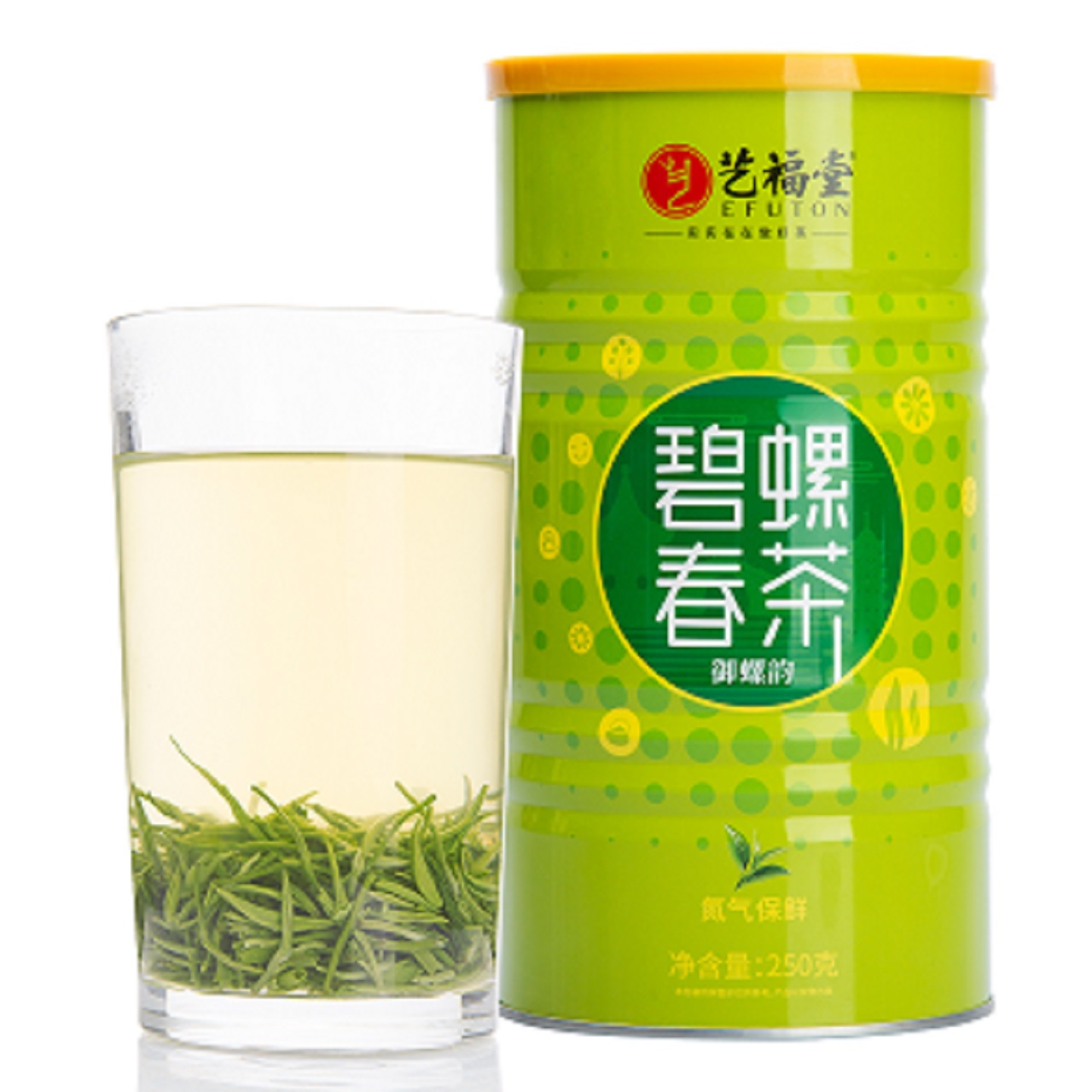 艺福堂茗茶旗舰店艺福堂茶叶新茶明前碧螺春江苏特产浓香型正宗级绿茶散装250g3
