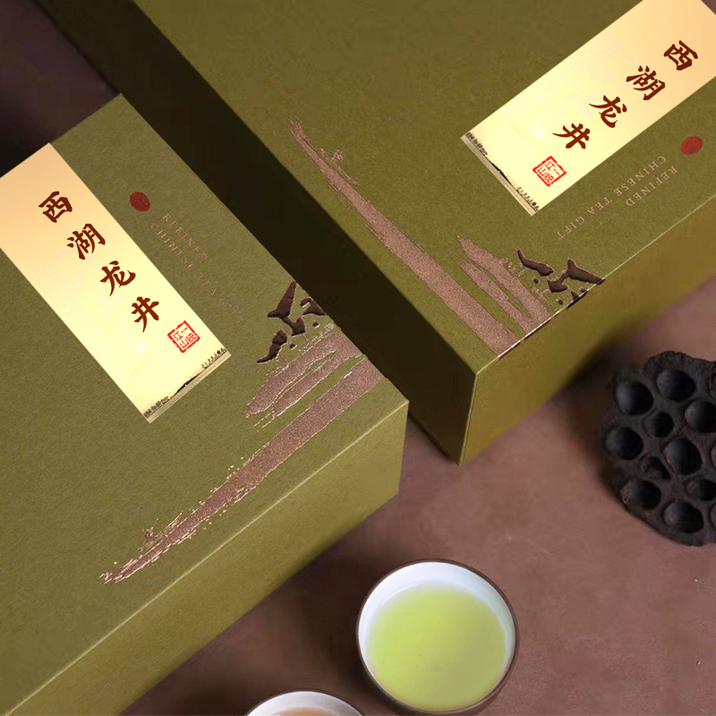 艺福堂茗茶旗舰店艺福堂茶叶新茶西湖龙井茶明前特级11+春绿茶散装礼盒装100g0