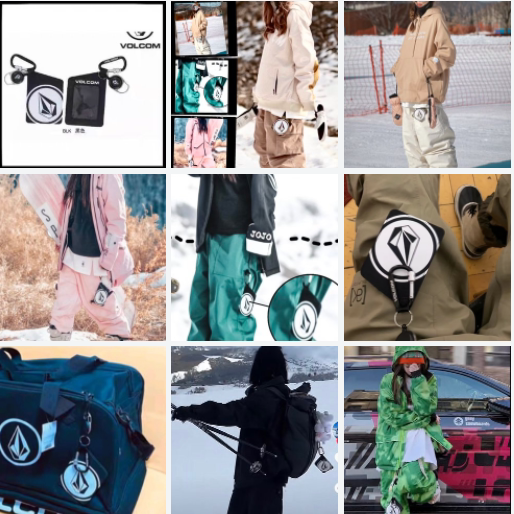 Japanese ski card holder pull card holder