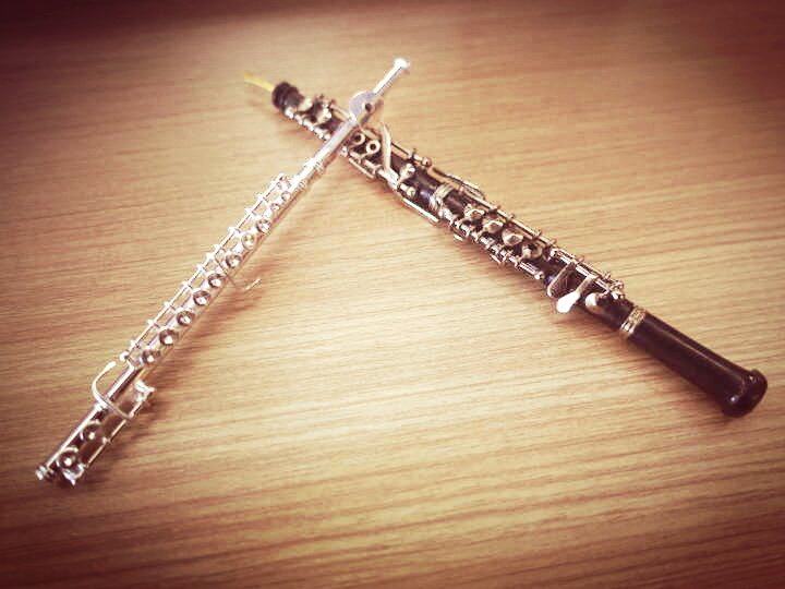 可刻字银色长笛双簧管模型上低音号莉兹/利兹与青鸟/リズと青い鳥