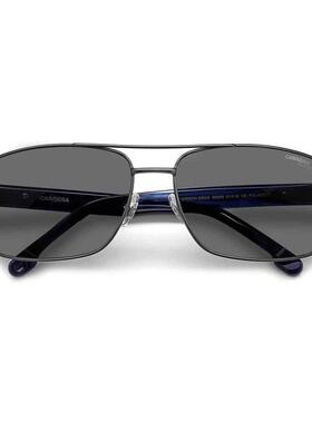 代购Carrera卡雷拉男士太阳镜防紫外线偏光灰色镜片不锈钢材质