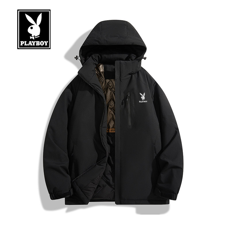花花公子棉服外套男女秋冬季冲锋衣宽松加绒加厚棉衣保暖夹克棉袄,淘宝优惠券,粉丝福利购,淘宝优惠卷