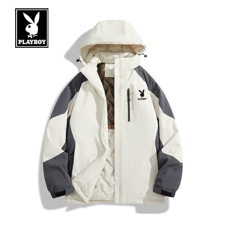 花花公子棉服外套男女秋冬季冲锋衣宽松加绒加厚棉衣保暖夹克棉袄,淘宝优惠券,粉丝福利购,淘宝优惠卷