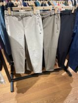 Korea 23 years autumn winter new KL womens casual sports autumn winter plus suede version long pants JKPNW23262