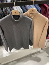 Korea 22 years discounted KL mens casual sports semi-high collar thick velvet undershirt long sleeve TLTBW22571