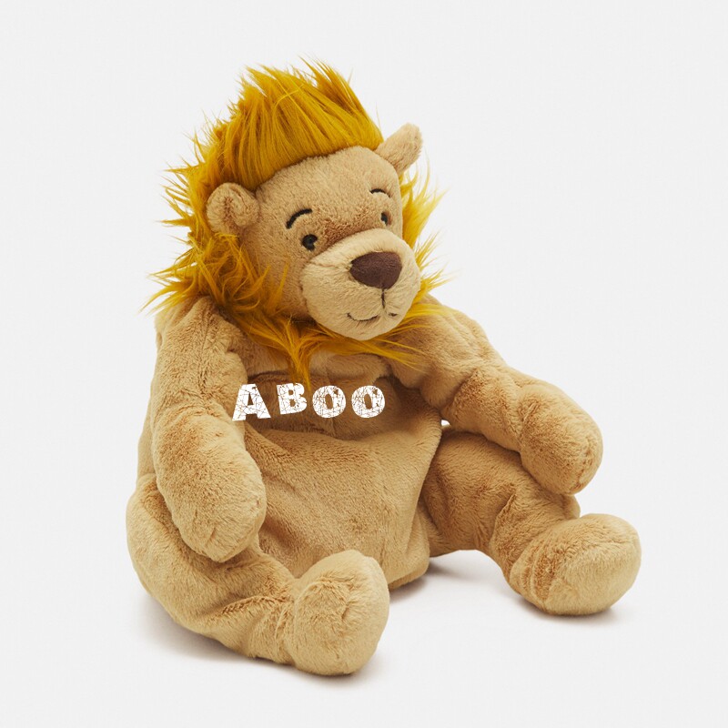 英国jellycat新品Rumpletum 伦波塔姆熊象龙狮子毛绒玩具懒散柔软