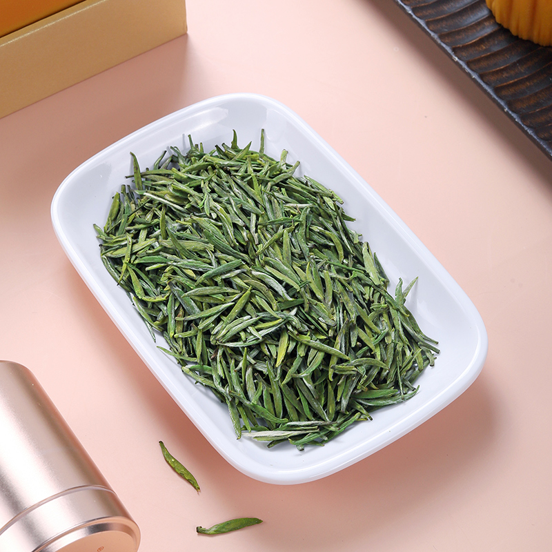 2024新茶现货 明前头采鹏翔汉中午子仙毫绿茶叶手选茶芽精品120g - 图0