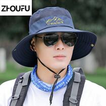 Fishing sunbeds Year Men Tide Summer Out of Climbing Caps Outdoor Caps Casual Fisherman Hat Sunscreen 0110c