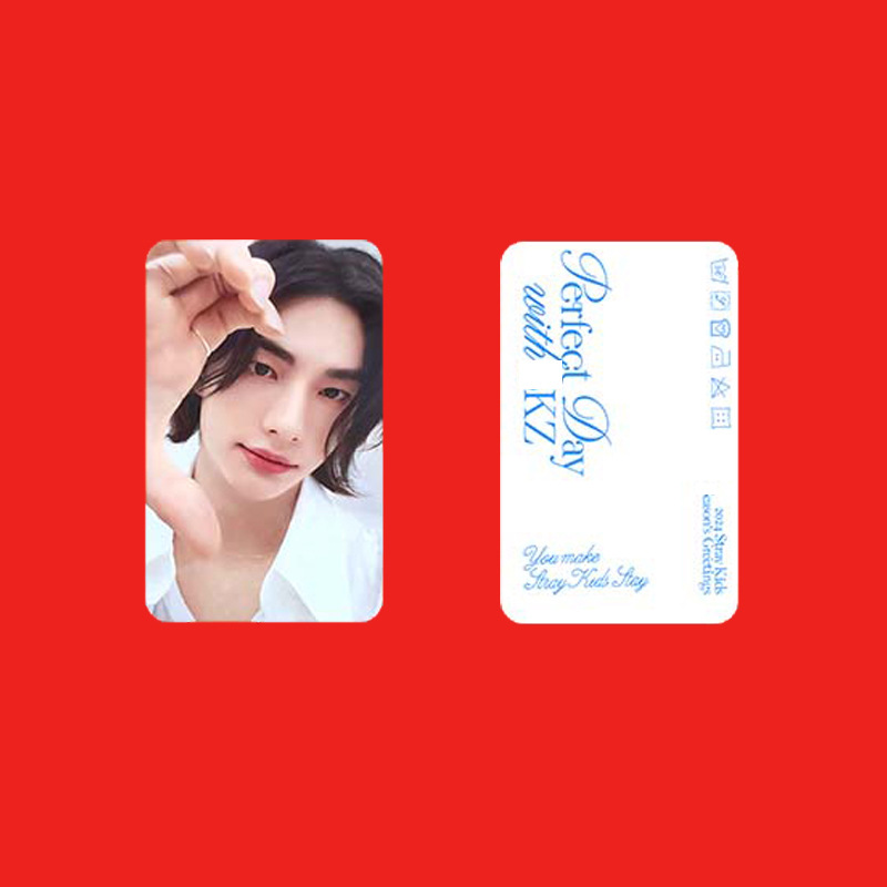 Straykids台历卡2024 SEASONS GREETINGS李龙馥 黄铉辰 自印小卡 - 图2