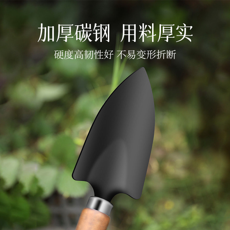 张小泉园艺三件套小铲子耙松土花园种花户外挖土除草盆栽绿植工具,淘宝优惠券,粉丝福利购,淘宝优惠卷