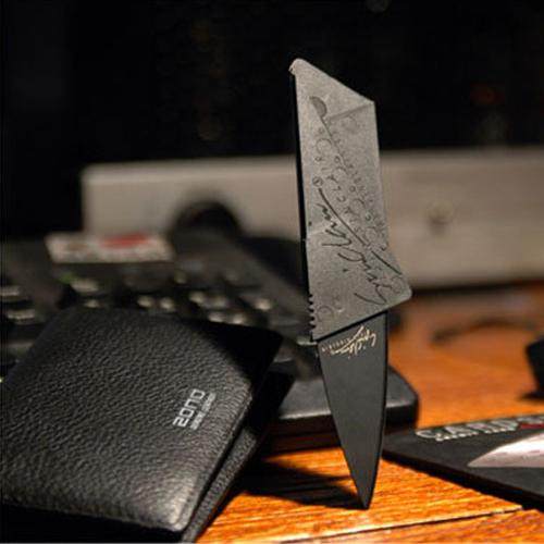 熊先生户外 信用卡刀 折叠式卡片刀 水果刀 便携多功能工具求生刀