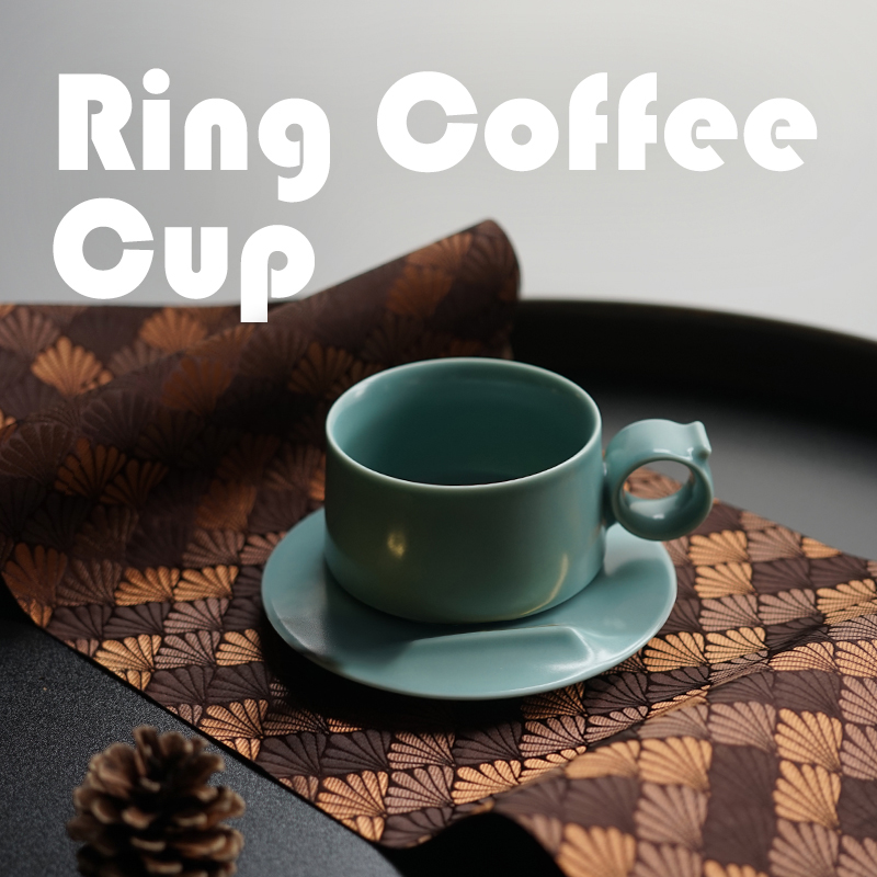 飞形物 Ring Cup指环咖啡杯陈鹏飞设计原创礼物杯子景德镇陶瓷