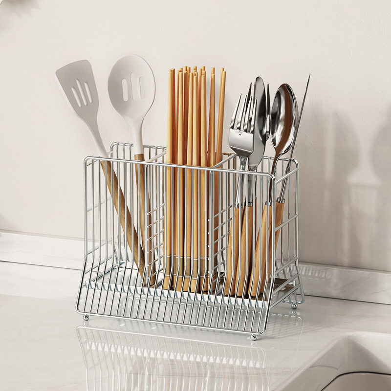304 stainless steel chopstick cage household chopstick barrel