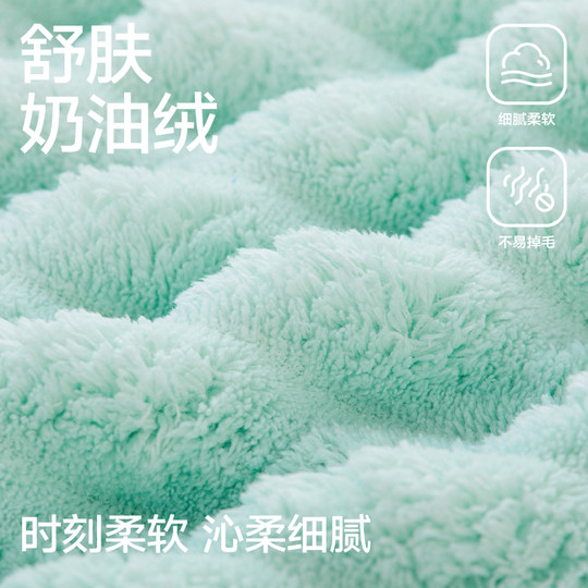 三利擦手毛巾挂式吸水速干抗菌方巾厨房卫生间家用小毛巾洗脸毛巾