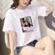 Loose large size fat MM half-sleeve Korean style women casual