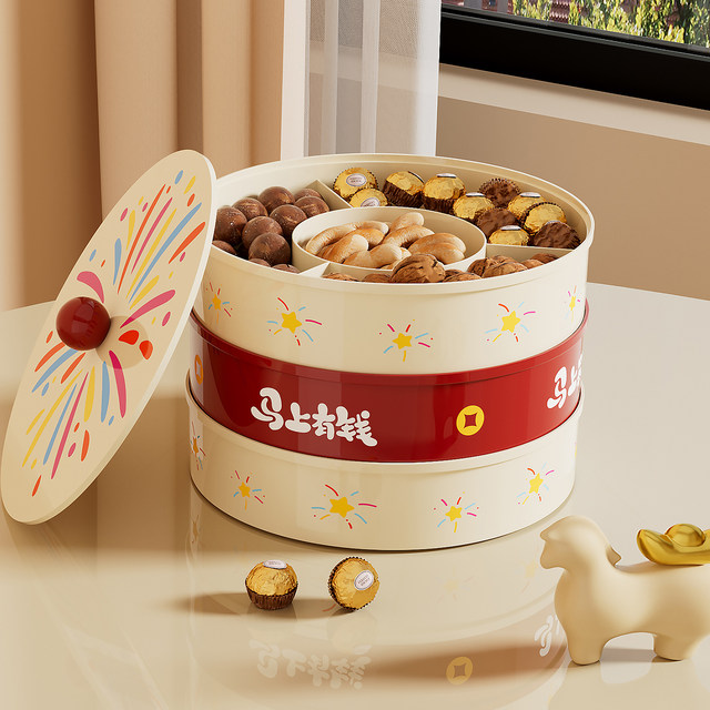 Kawashimaya dried fruit plate household divided snack nut plate